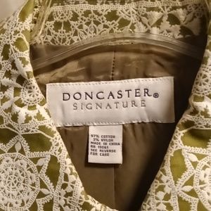 Women's Olive & White Lace Jacket